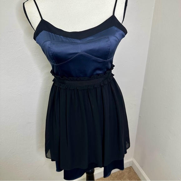 BCBG Generation Short Dress Women's Blue/Black Size‎ 2 Sleeveless  Party Dress - Picture 5 of 14